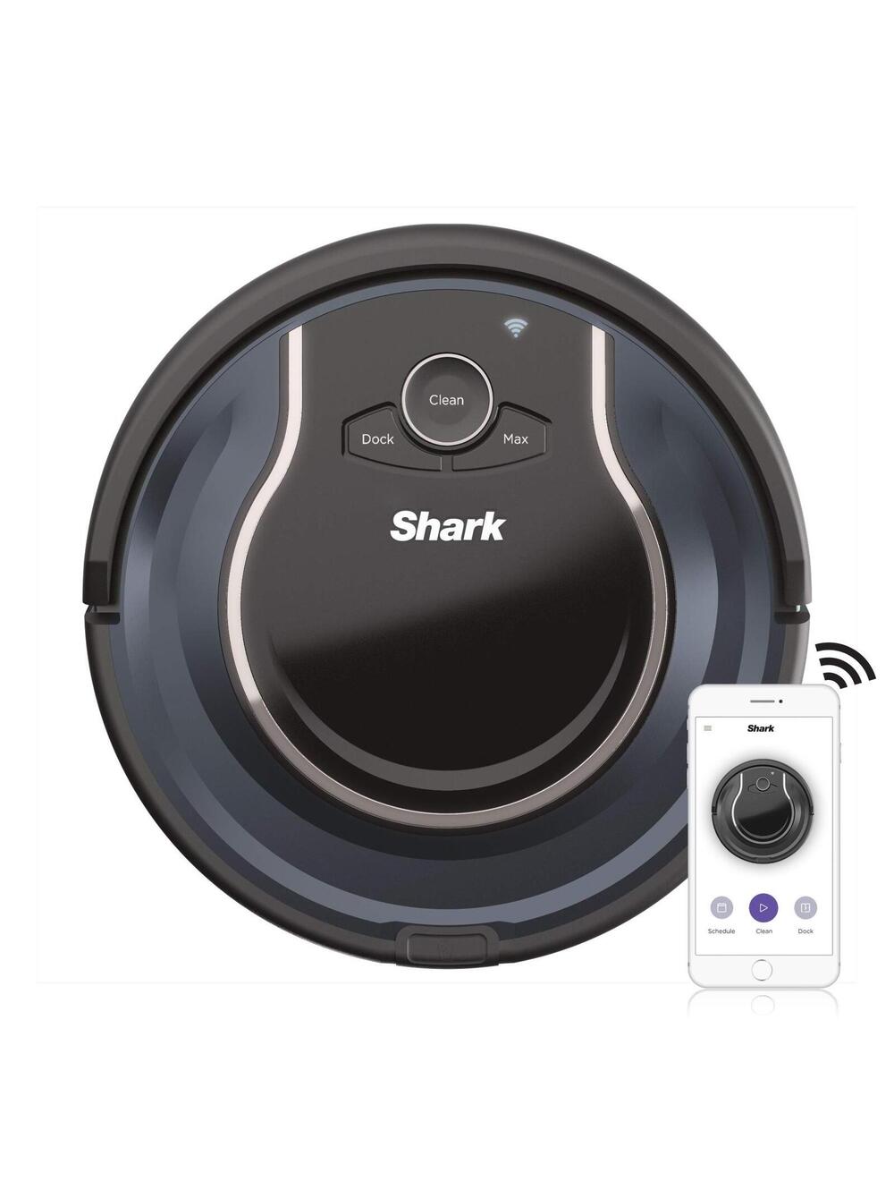Shark ION Robot Vacuum RV761 with Wi-Fi in Black-Used